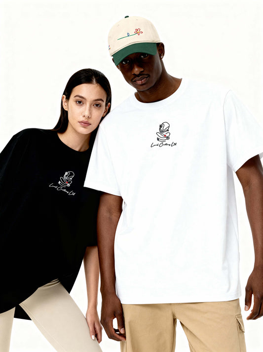 I Love You – Embroidered Classic Organic Tee