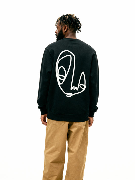 Back Face - Classic Organic Sweatshirt