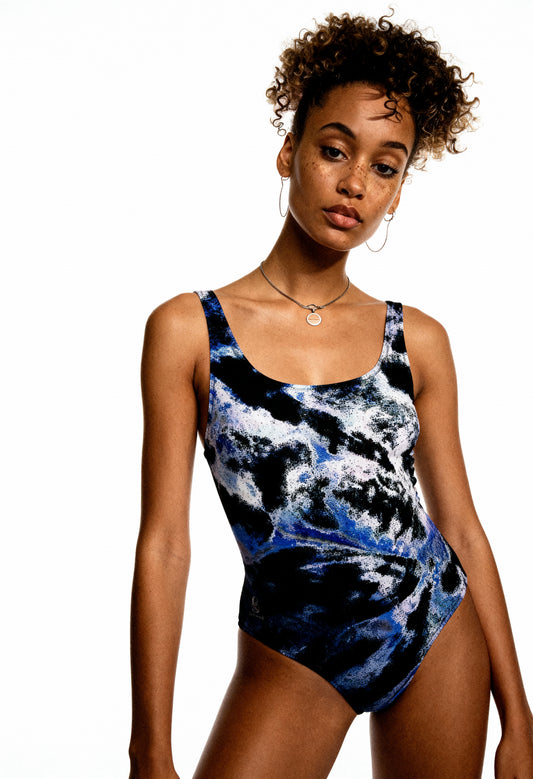 Blue Tiger - One-Piece Swimsuit