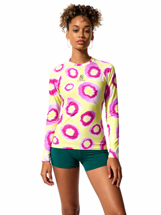 Pink Pop - Womens Rash Guard