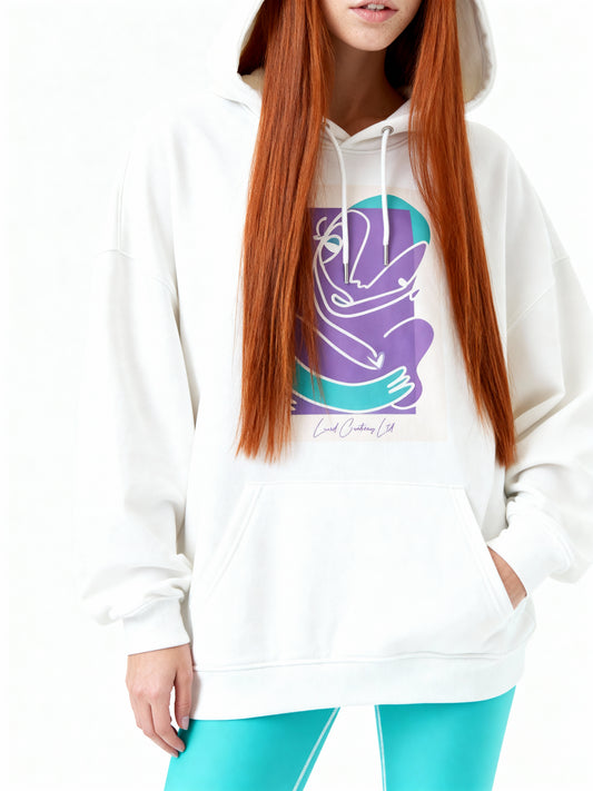 Close 2 my heart purp - Classic Organic Hoodie (FIX LUCID text?)