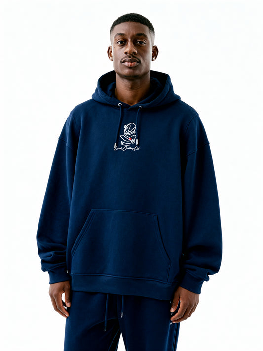 I Love You Embroidery - Classic Organic Hoodie