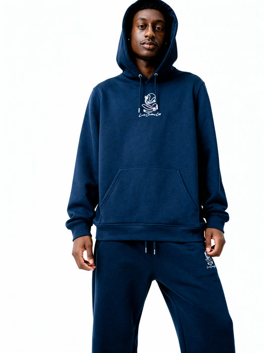 I Love You Embroidery - Classic Organic Hoodie
